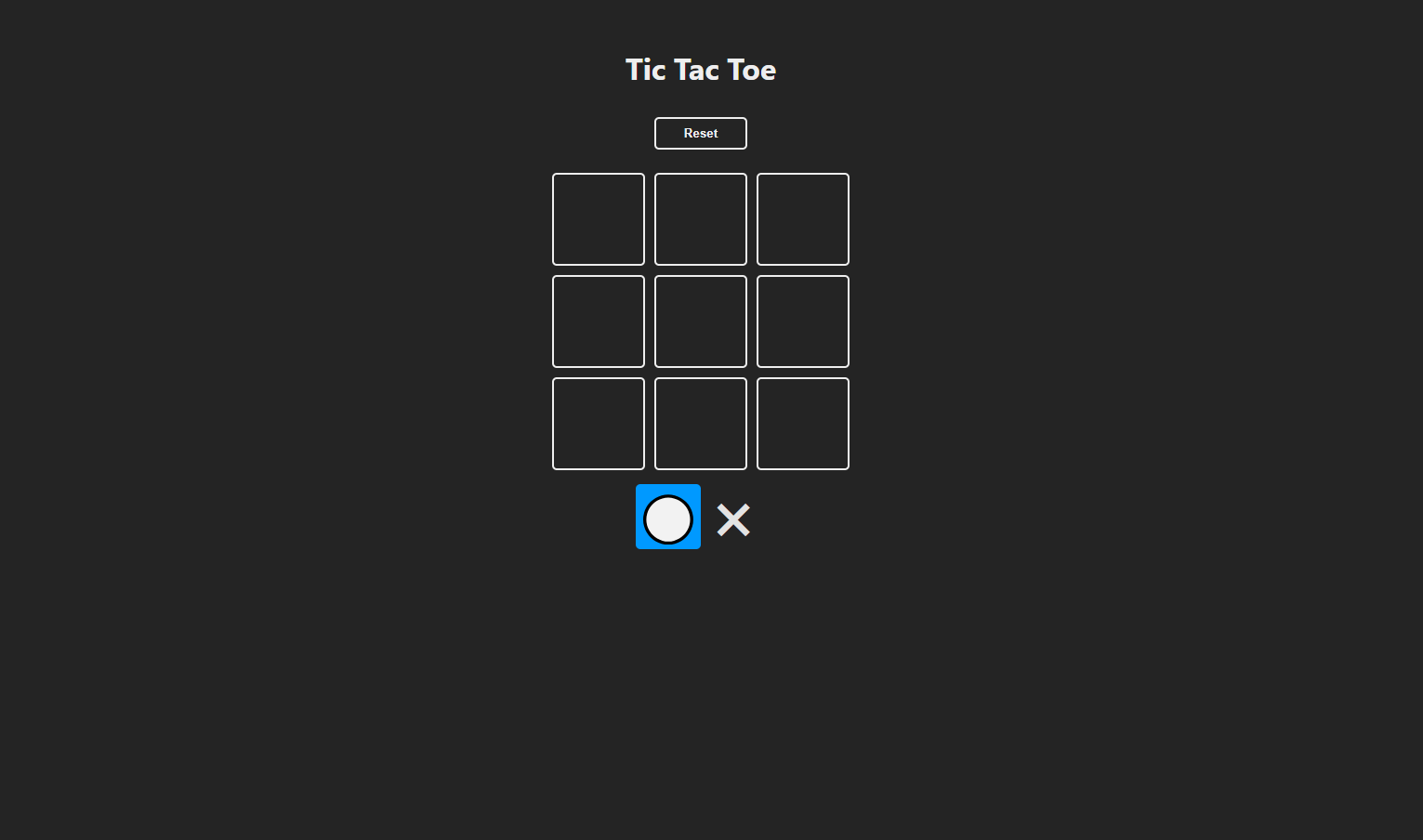 TIC TAC TOE Game